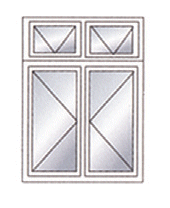 Ventana de PVC para balcones